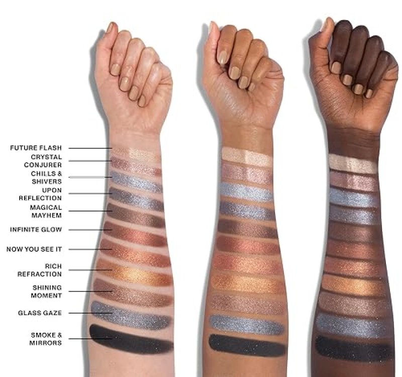MORPHE 35MI MAGIC MIRROR EYESHADOW PALETTE MATTE SHIMMER SHADES FOR VERSATILE LOOKS