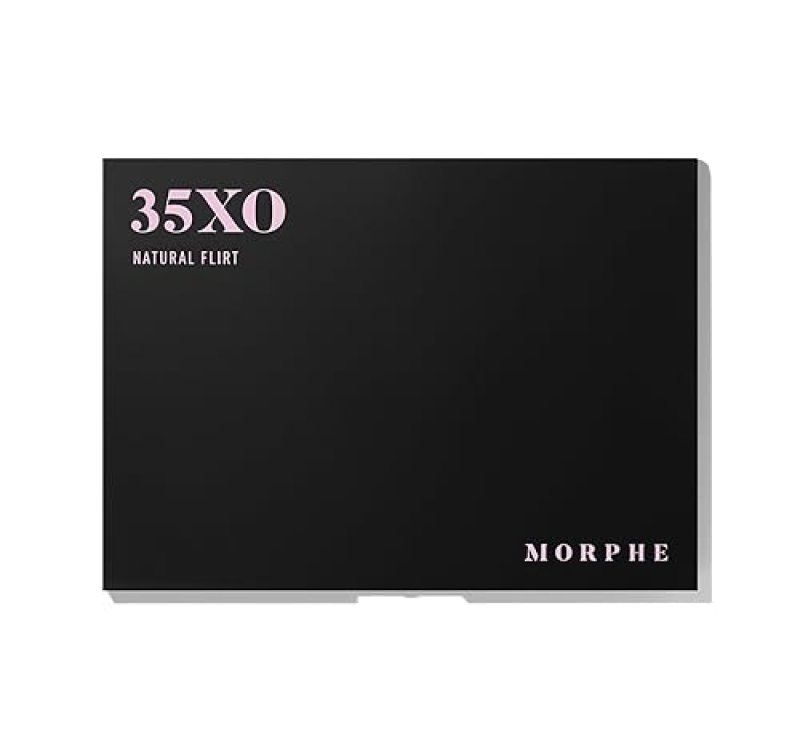 MORPHE 35XO NATURAL FLIRT PALETTE 35 MATTE SHIMMER SHADES FOR VERSATILE EVERYDAY LOOKS