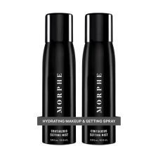 MORPHE CONTINUOUS SETTING MIST SPRAY, MICRO-FINE MAKEUP FIXER, RADIANT LONG-LASTING FINISH 2X2.8 FL