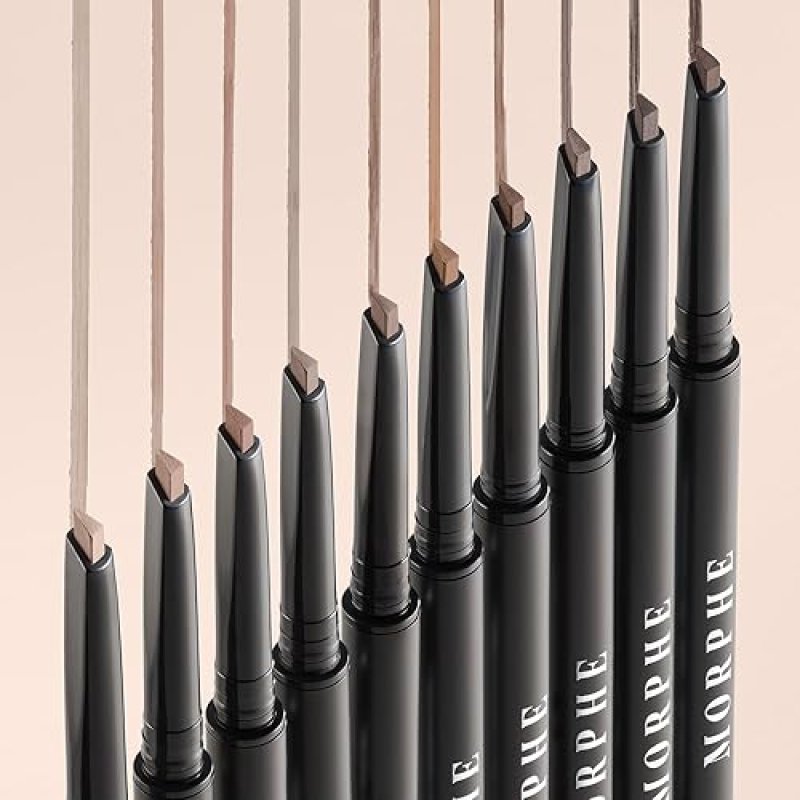 MORPHE DEFINER DUAL-ENDED BROW PENCIL SPOOLIE - PRECISION SLANTED TIP, CHOCOLATTE MOUSSE