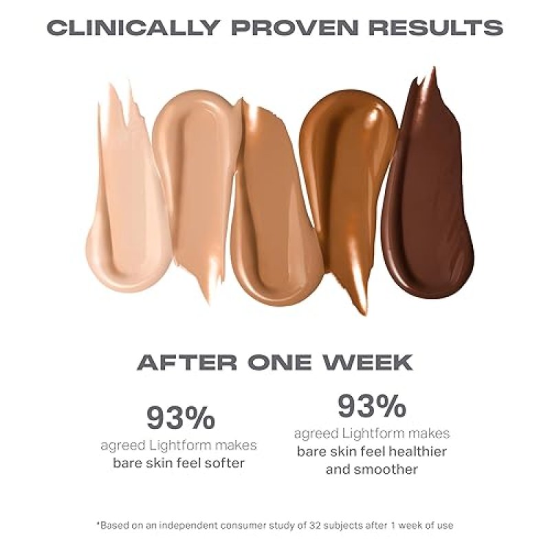 MORPHE LIGHTFORM DEWY FOUNDATION LIGHT 04W HYDRATING, LONG-WEAR, NATURAL RADIANT FINISH
