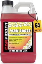 CARFIDANT FOAM BOOST OFF-ROAD ATV WASH SOAP HEAVY DUTY PH-BALANCED CLEANER FOR TRUCKS UTVS, 64OZ