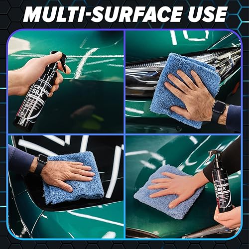 CARFIDANT CERAMIC SILK SPRAY CERAMIC COATING FOR CARS, RVS BOATS GLOSSY, HYDROPHOBIC, DURABLE 16.9 O