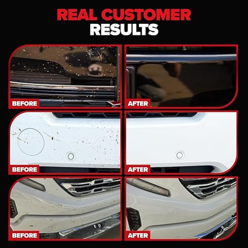 CARFIDANT HEAVY DUTY BUG REMOVER SPRAY 18OZ POWERFUL CAR EXTERIOR CLEANER FOR PAINT, GLASS CHROME