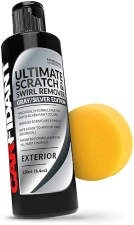 CARFIDANT GRAY SILVER SCRATCH REMOVER KIT WITH BUFFER PAD DEEP CAR SCRATCH REPAIR 8.4 OZ