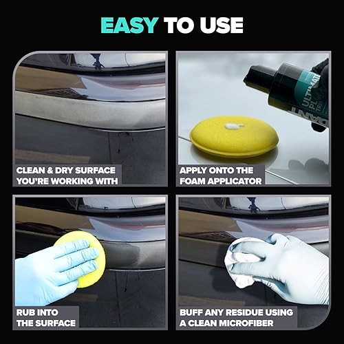 CARFIDANT PLASTIC RESTORER 8.4OZ RESTORES PROTECTS FADED PLASTIC, VINYL RUBBER TRIM