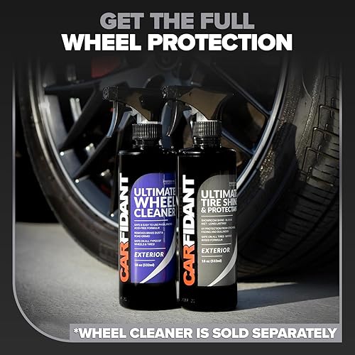 CARFIDANT ULTIMATE TIRE SHINE GALLON - BLACK SATIN FINISH, LONG-LASTING, NON-GREASE 128OZ