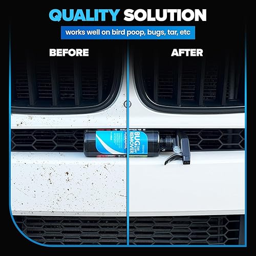 CARFIDANT BUG REMOVER 128OZ SAFE, EASY CLEANING FOR CAR EXTERIOR WITH CERAMIC COATING
