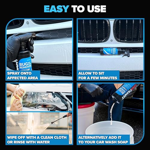 CARFIDANT BUG REMOVER 128OZ SAFE, EASY CLEANING FOR CAR EXTERIOR WITH CERAMIC COATING