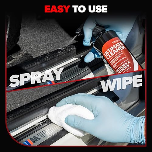 CARFIDANT INTERIOR CLEANER SPRAY 128OZ DEEP CLEANS CAR SEATS, LEATHER, FABRIC DASHBOARD