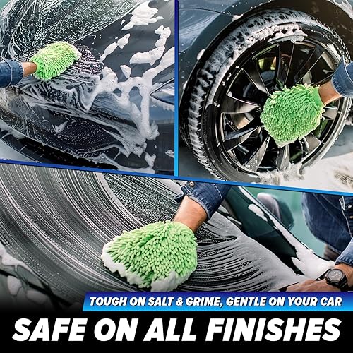 CARFIDANT SALT CRUSHER CAR WASH SOAP 128OZ - THICK FOAM, CORROSION PROTECTION, SALT GRIME REMOVAL