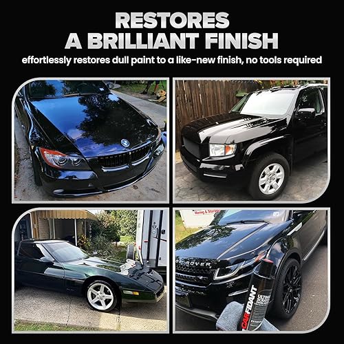 CARFIDANT BLACK SCRATCH REMOVER KIT CAR PAINT SCRATCH SWIRL REMOVER WITH BUFFER PAD