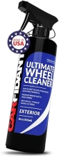 CARFIDANT ULTIMATE WHEEL TIRE CLEANER SPRAY NON-ACIDIC, REMOVES BRAKE DUST, 18 OZ