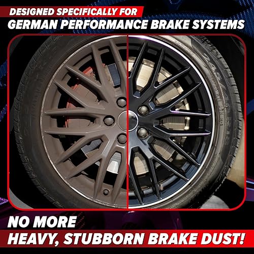 CARFIDANT RIM REACTOR WHEEL CLEANER SPRAY PH NEUTRAL, SAFE FOR BMW, AUDI, MERCEDES VW 16 FL OZ