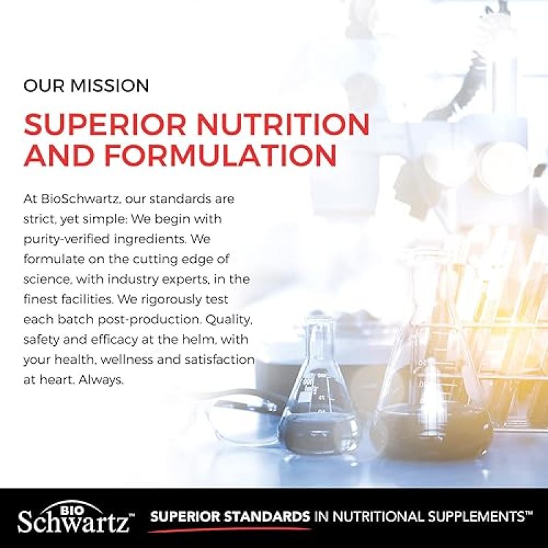 BIOSCHWARTZ GLUTATHIONE 500MG CAPSULES WITH QUERCETIN, VITAMIN C MILK THISTLE IMMUNE LIVER SUPPORT,