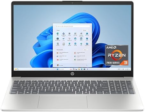 HP 15.6 LAPTOP AMD RYZEN 3 7320U, 8GB RAM, 128GB SSD, HD TOUCHSCREEN, WINDOWS 11