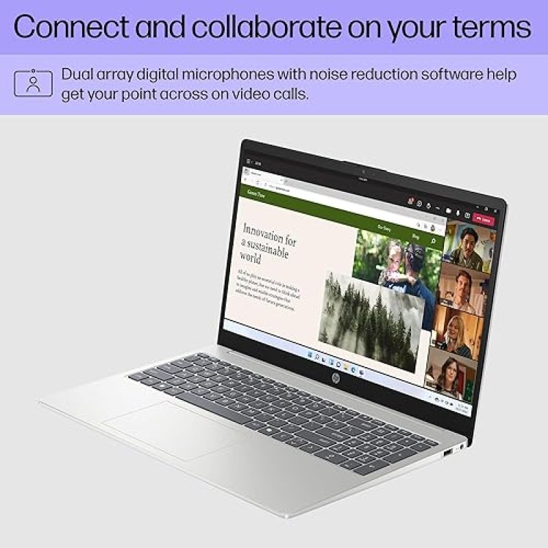 HP 15.6 LAPTOP AMD RYZEN 3 7320U, 8GB RAM, 128GB SSD, HD TOUCHSCREEN, WINDOWS 11