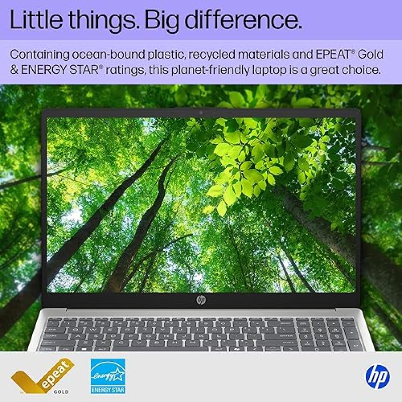 HP 15.6 LAPTOP AMD RYZEN 3 7320U, 8GB RAM, 128GB SSD, HD TOUCHSCREEN, WINDOWS 11