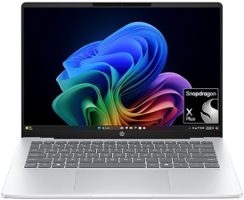 HP OMNIBOOK 5 14 OLED AI PC, SNAPDRAGON X PLUS, 16GB RAM, 1TB SSD, WIN 11 HOME, SILVER