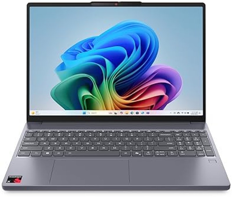 LENOVO IDEAPAD SLIM 3X 15.3 WUXGA LAPTOP, 16GB RAM, 512GB SSD, SNAPDRAGON, LUNA GREY