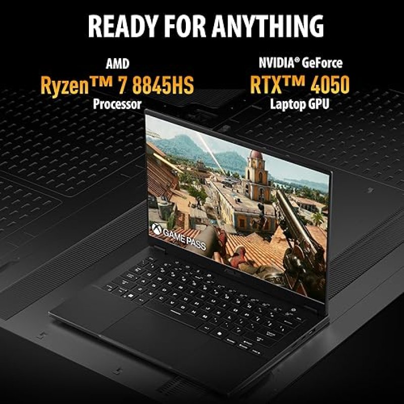 ASUS TUF GAMING A14 14 WQXGA 165HZ LAPTOP, RYZEN 7 7845HS, RTX 4050, 16GB RAM, 512GB SSD