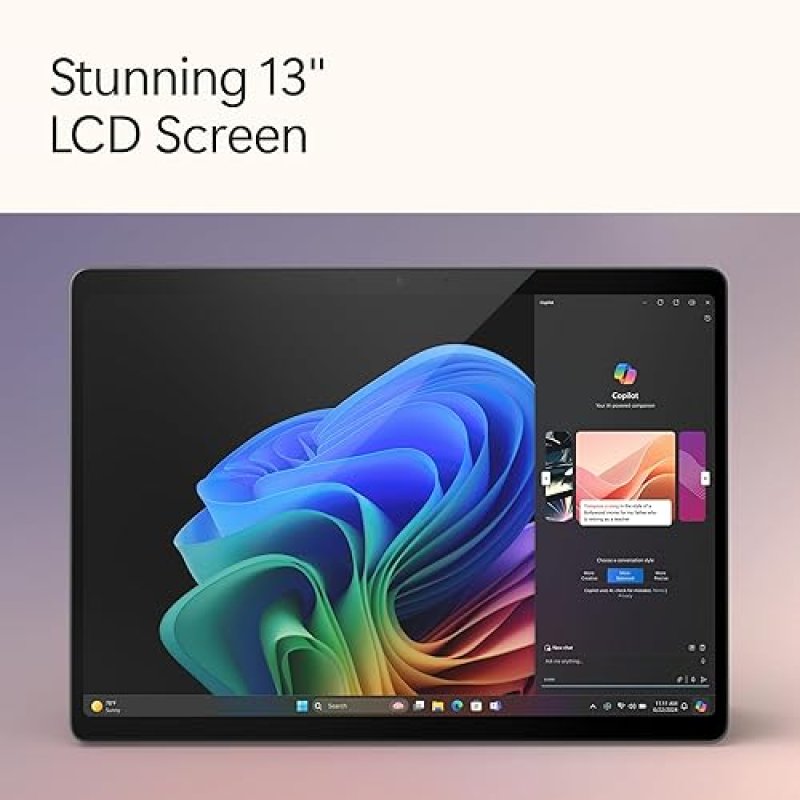 MICROSOFT SURFACE PRO 2-IN-1 LAPTOP TABLET 13 TOUCHSCREEN, SNAPDRAGON X PLUS, 16GB RAM, 512GB SSD
