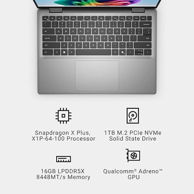 DELL INSPIRON 14 5441 LAPTOP 14 FHD SNAPDRAGON X PLUS 16GB RAM 1TB SSD WIN 11 HOME GRAY