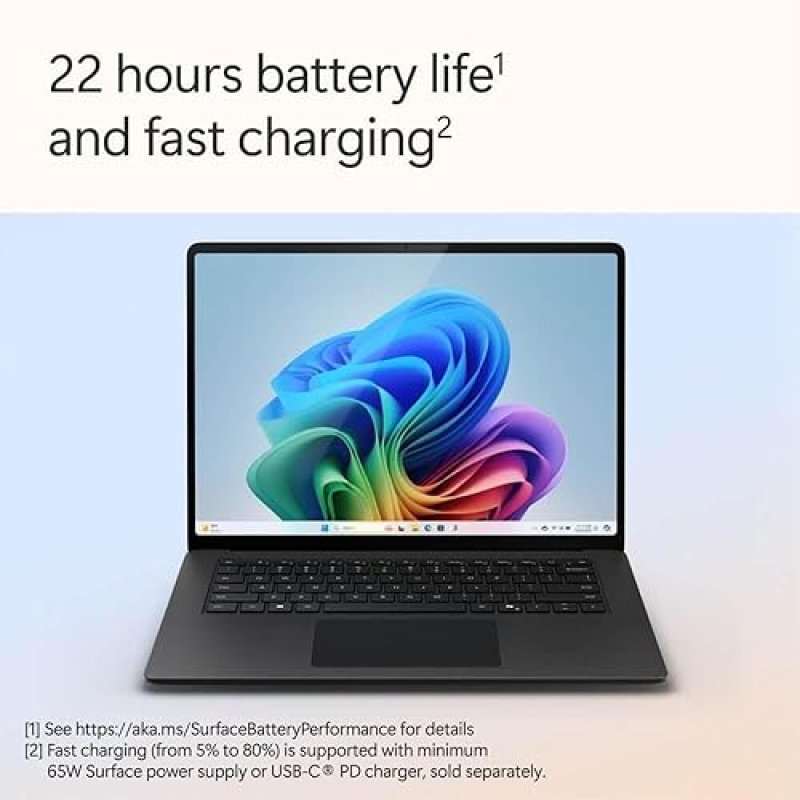 MICROSOFT SURFACE LAPTOP 2024, 15 TOUCHSCREEN, SNAPDRAGON X ELITE, 16GB RAM, 1TB SSD, WINDOWS 11