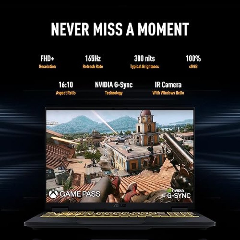 ASUS TUF GAMING F16 16 FHD 165HZ LAPTOP INTEL I5-13450HX RTX 5050 16GB DDR5 512GB SSD WIN 11