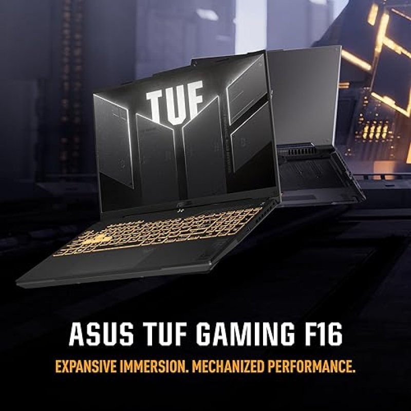 ASUS TUF GAMING F16 2024 LAPTOP, 16 FHD 144HZ, INTEL CORE I5-12490H, RTX 4050, 8GB RAM, 512GB SSD