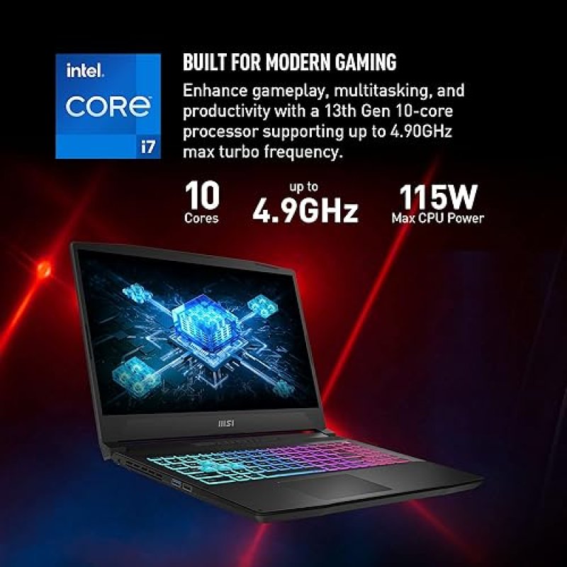 MSI KATANA 15.6 QHD 165HZ GAMING LAPTOP INTEL I7-13620H RTX 4070 16GB DDR5 1TB SSD WIN 11