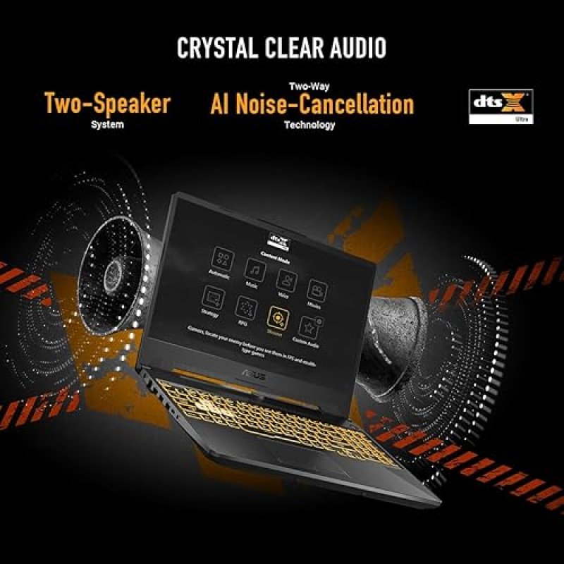 ASUS TUF GAMING A15 LAPTOP 15.6 FHD 144HZ, RTX 3050, RYZEN 5 7535HS, 8GB DDR5, 512GB SSD