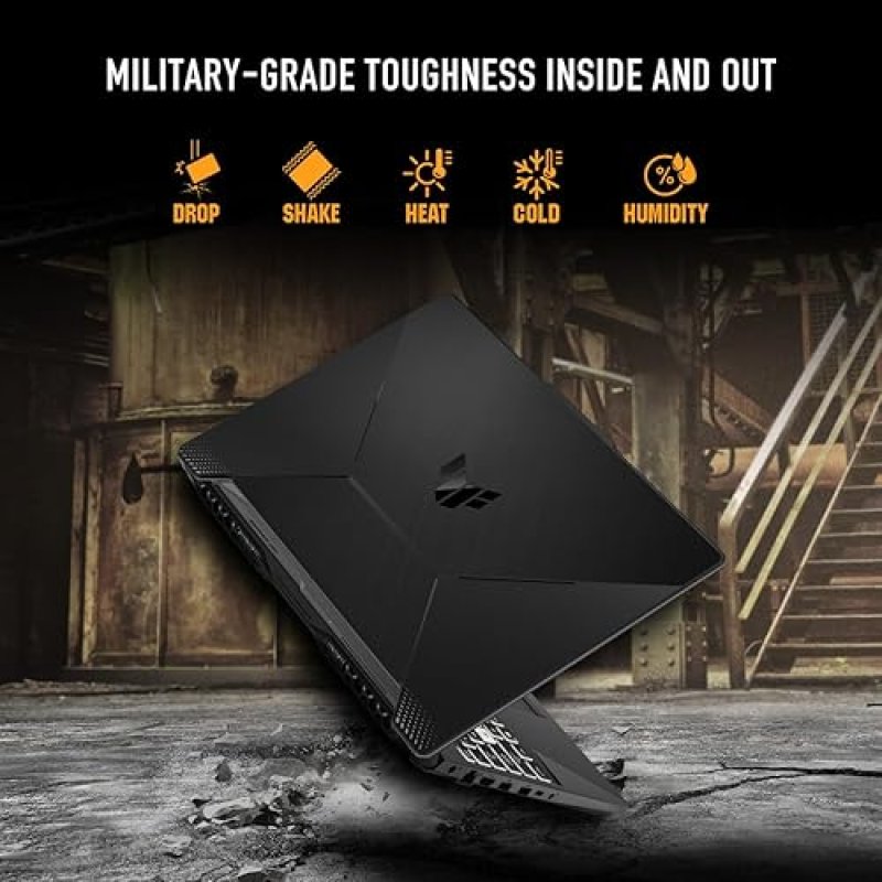 ASUS TUF GAMING A15 LAPTOP 15.6 FHD 144HZ, RTX 3050, RYZEN 5 7535HS, 8GB DDR5, 512GB SSD