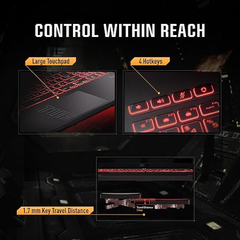 ASUS TUF GAMING A16 LAPTOP 16 FHD 165HZ RYZEN 9 7940HX RTX 4060 16GB DDR5 512GB SSD WIN11