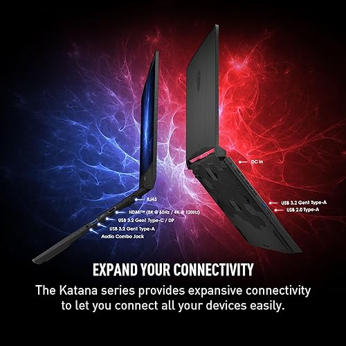 MSI KATANA A15 15.6 QHD 165HZ GAMING LAPTOP RYZEN 9 8945HS RTX 4070 32GB 1TB SSD WIN 11