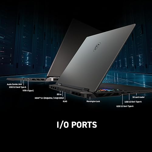 MSI VECTOR A18 HX 18 QHD 240HZ GAMING LAPTOP RYZEN 9-9955HX RTX 5080 32GB 1TB SSD WIN 11