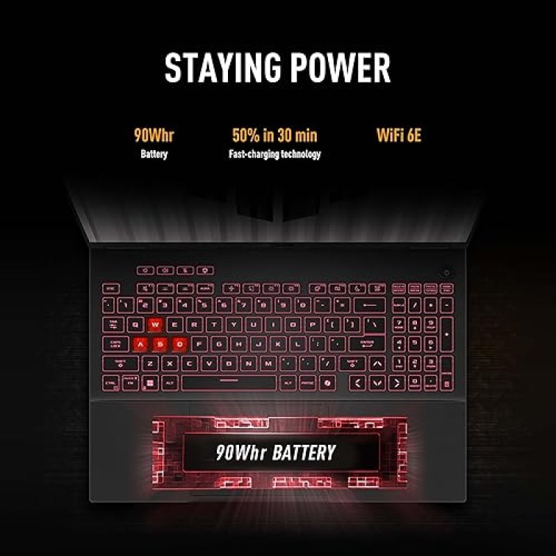 ASUS TUF GAMING A16 2025 LAPTOP, 16 165HZ, AMD RYZEN 9 HX 370, RTX 4070, 32GB RAM, 1TB SSD