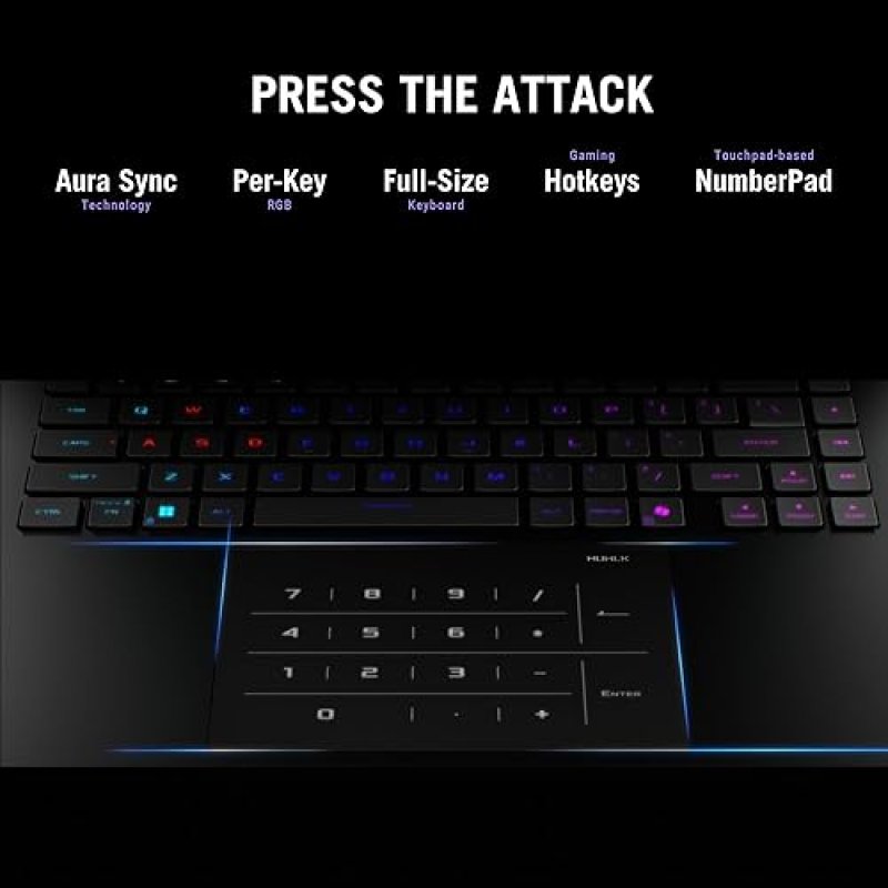 ASUS ROG STRIX SCAR 16 GAMING LAPTOP 16 2.5K 240HZ RTX 5090 INTEL CORE ULTRA 9 32GB 2TB SSD
