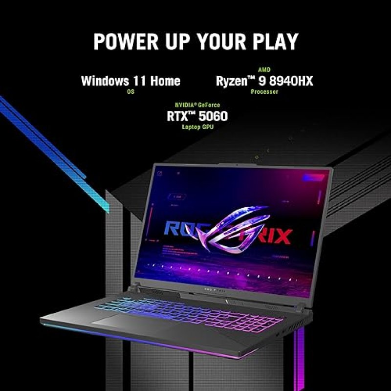 ASUS ROG STRIX G18 2025 GAMING LAPTOP 18 2.5K 240HZ RTX 5060 RYZEN 9 32GB 1TB SSD WI-FI 6E