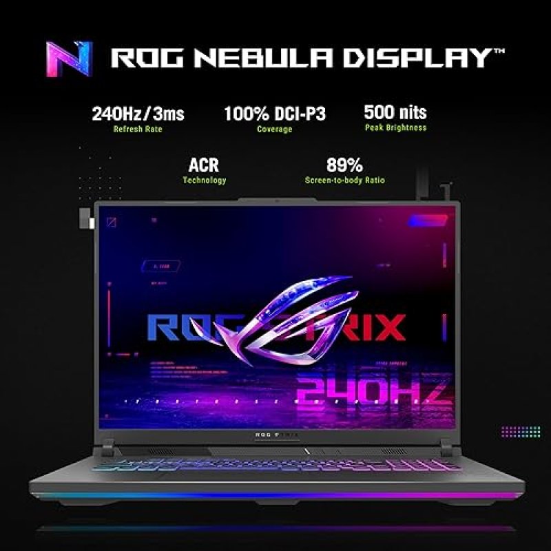 ASUS ROG STRIX G18 2025 GAMING LAPTOP 18 2.5K 240HZ RTX 5060 RYZEN 9 32GB 1TB SSD WI-FI 6E