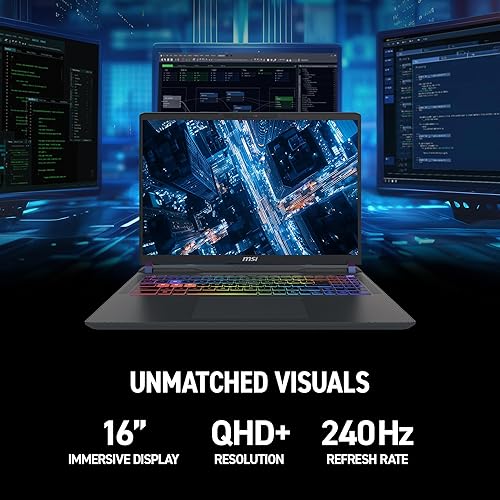MSI VECTOR 16 HX 16 FHD 144HZ GAMING LAPTOP INTEL CORE ULTRA 7-255HX RTX 5070TI 16GB RAM