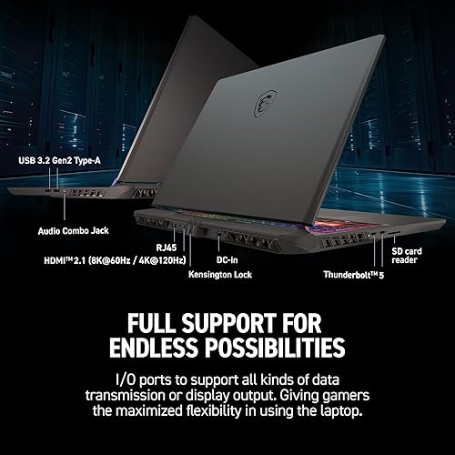 MSI VECTOR 16 HX 16 FHD 144HZ GAMING LAPTOP INTEL CORE ULTRA 7-255HX RTX 5070TI 16GB RAM