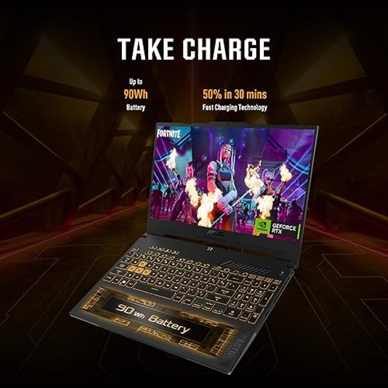 ASUS TUF GAMING F15 15.6 FHD 144HZ LAPTOP, INTEL I5-13500H, RTX 4050, 16GB RAM, 512GB SSD