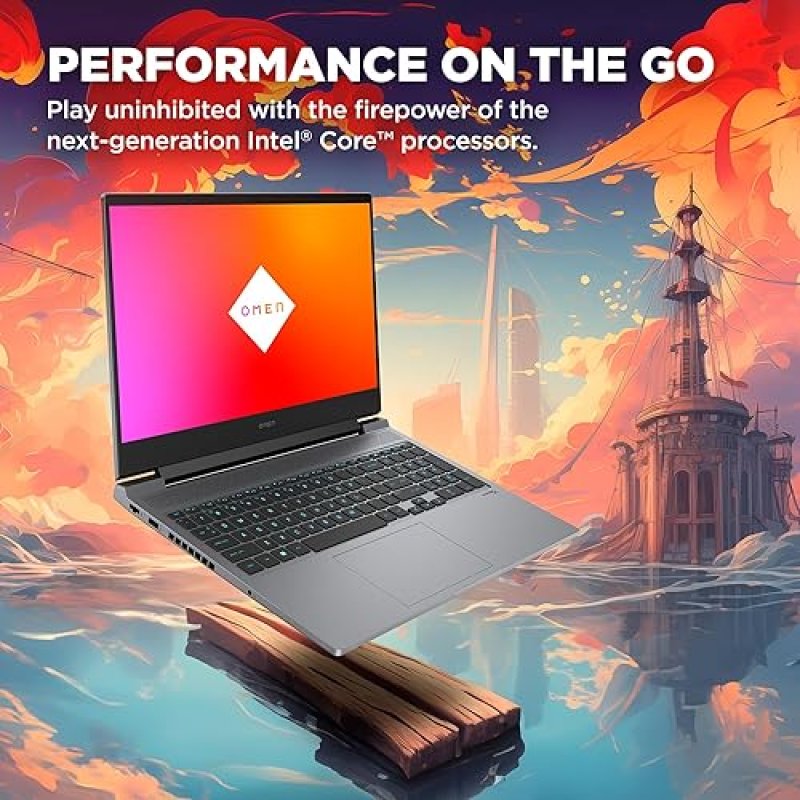 HP OMEN 16 GAMING LAPTOP I7-14700HX, 16GB RAM, 512GB SSD, RTX 4060 8GB, FHD 144HZ, WIN 11