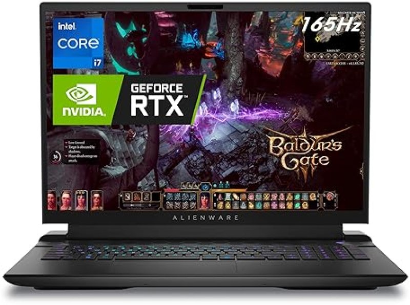 ALIENWARE M18 GAMING LAPTOP 18 QHD INTEL I7-13700HX, 16GB DDR5, 1TB SSD, RTX 4070, WIN 11