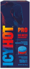 ICY HOT PRO 3 OZ PAIN RELIEF CREAM WITH MENTHOL CAMPHOR - NO-MESS MASSAGING APPLICATOR