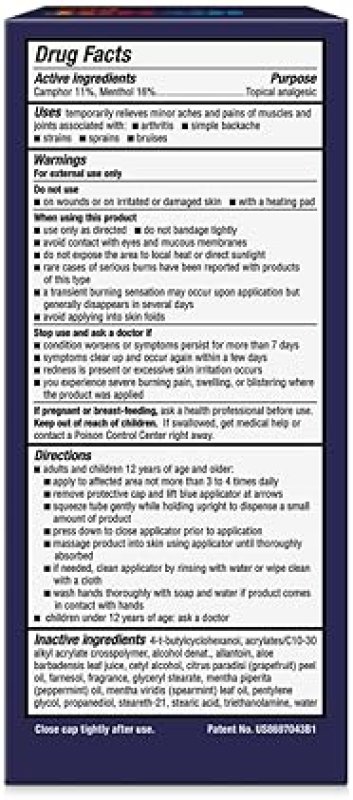 ICY HOT PRO 3 OZ PAIN RELIEF CREAM WITH MENTHOL CAMPHOR - NO-MESS MASSAGING APPLICATOR