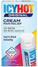ICY HOT ORIGINAL PAIN RELIEF CREAM 1.25 OZ FAST, POWERFUL MUSCLE JOINT PAIN RELIEF WHITE