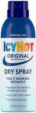 ICY HOT ORIGINAL DRY SPRAY 4 OZ WITH 16 MENTHOL FOR MUSCLE JOINT PAIN RELIEF