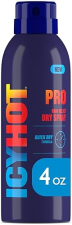 ICY HOT PRO PAIN RELIEF DRY SPRAY 4 OZ FAST DRYING WITH MENTHOL CAMPHOR FOR MUSCLE RELIEF